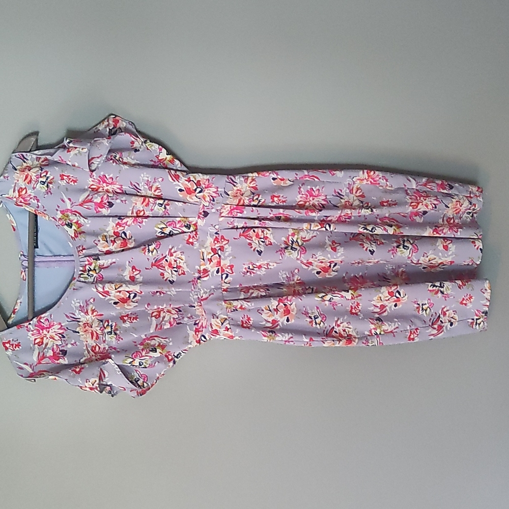 W118 by Walter Baker violet and pink floral flower dress sz S